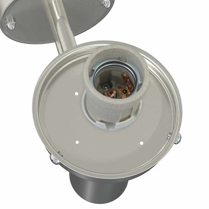 Outdoor Wall Light Silver 28 x 25 x 38 cm