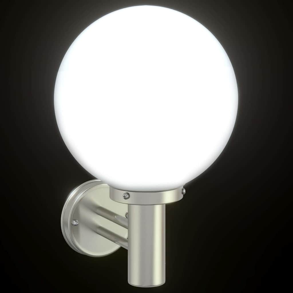 Outdoor Wall Light Silver 28 x 25 x 38 cm