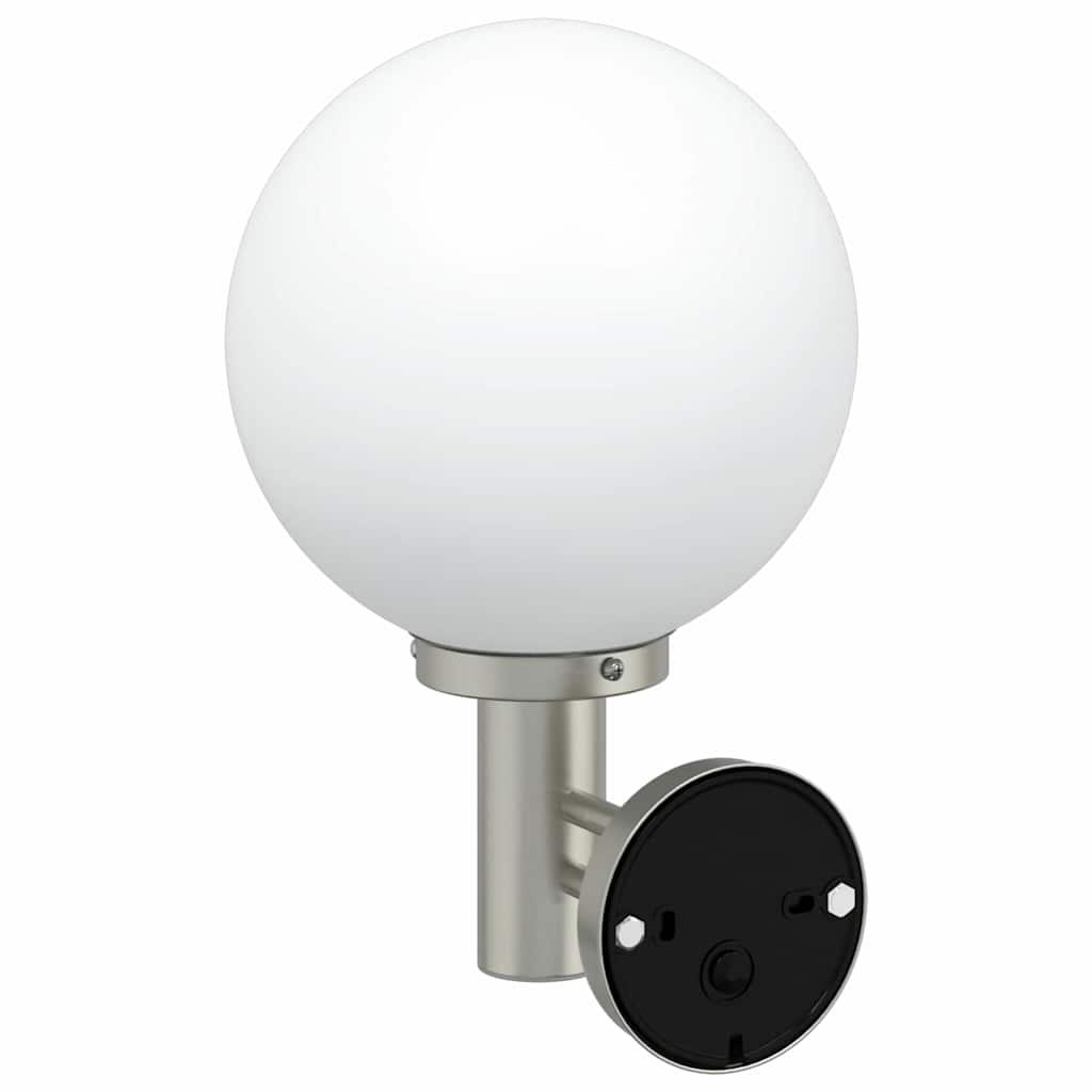 Outdoor Wall Light 2 pcs Silver 28 x 25 x 38 cm