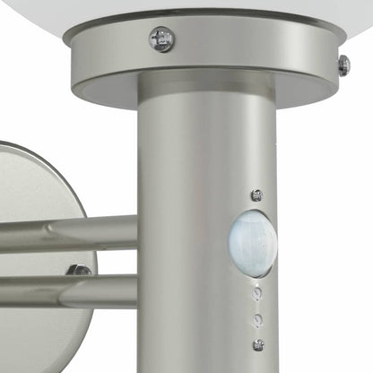 Outdoor Wall Light 2 pcs Silver 28 x 25 x 38 cm