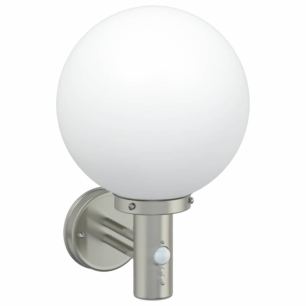 Outdoor Wall Light 2 pcs Silver 28 x 25 x 38 cm