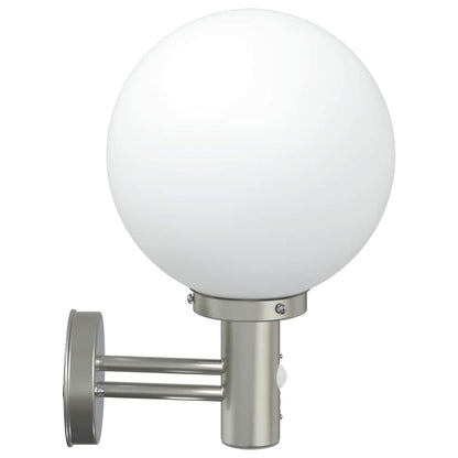 Outdoor Wall Light 2 pcs Silver 28 x 25 x 38 cm