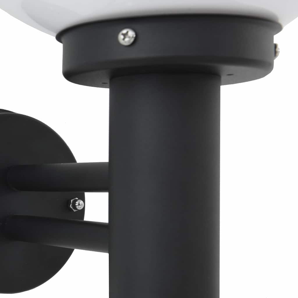 Outdoor Wall Light 2 pcs Black 28 x 25 x 38 cm