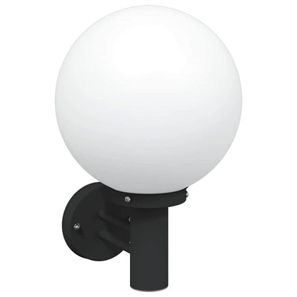 Outdoor Wall Light 2 pcs Black 28 x 25 x 38 cm