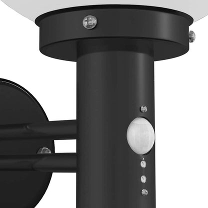 Outdoor Wall Light 2 pcs Black 28 x 25 x 38 cm
