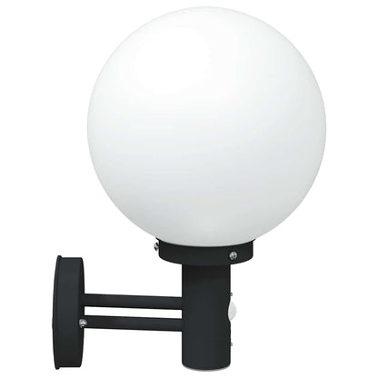 Outdoor Wall Light 2 pcs Black 28 x 25 x 38 cm