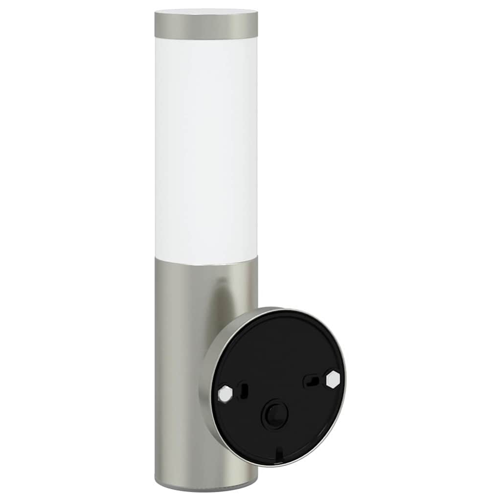 Outdoor Wall Light Silver 15 x 7.5 x 33 cm