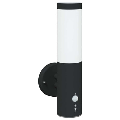 Outdoor Wall Light 2 pcs Black 15 x 7.5 x 33 cm