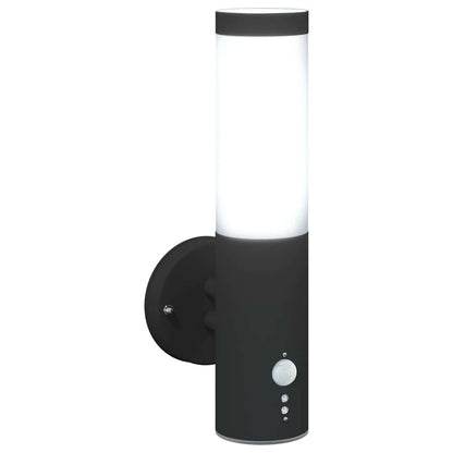 Outdoor Wall Light 2 pcs Black 15 x 7.5 x 33 cm