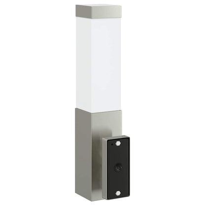 Outdoor Wall Light 2 pcs Silver 10.5 x 6 x 33 cm