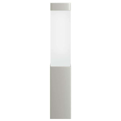 Outdoor Wall Light 2 pcs Silver 10.5 x 6 x 33 cm
