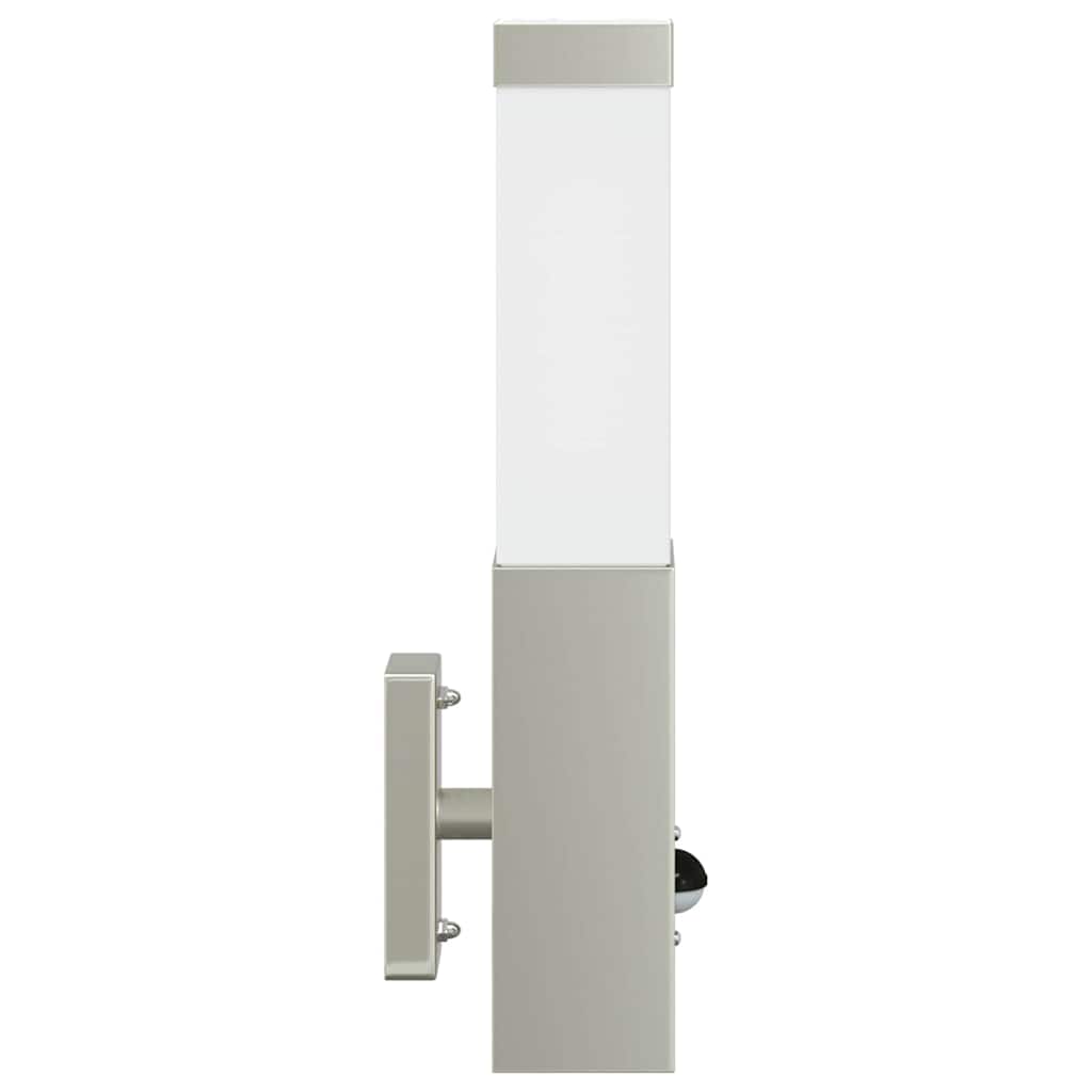 Outdoor Wall Light Silver 10.5 x 6 x 33 cm