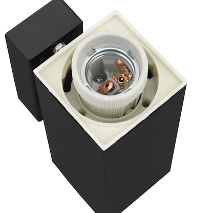 Outdoor Wall Light Black 10.5 x 6 x 33 cm
