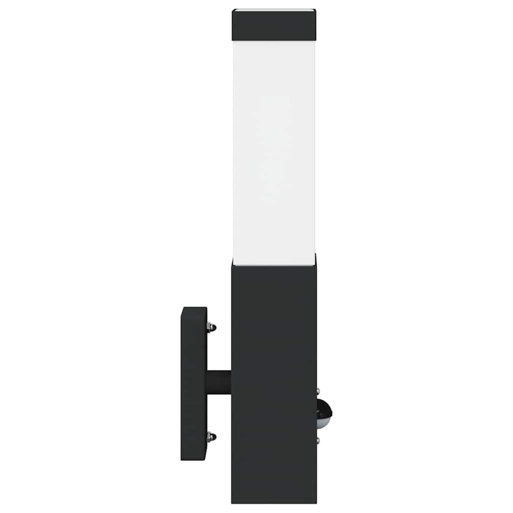 Outdoor Wall Light Black 10.5 x 6 x 33 cm