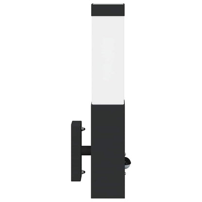 Outdoor Wall Light Black 10.5 x 6 x 33 cm
