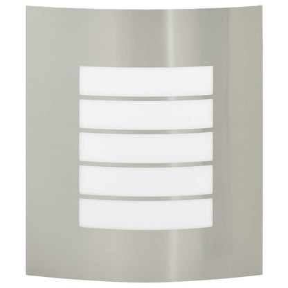 Outdoor Wall Light Silver 23.5 x 9 x 26 cm