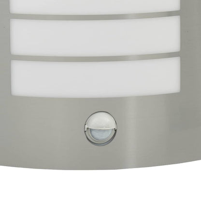 Outdoor Wall Light Silver 23.5 x 9 x 26 cm