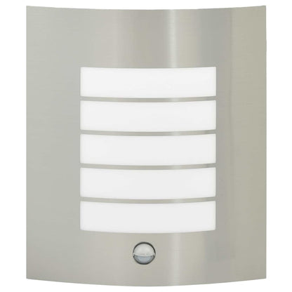 Outdoor Wall Light Silver 23.5 x 9 x 26 cm