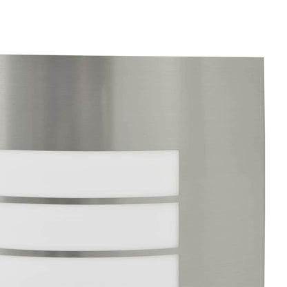 Outdoor Wall Light 2 pcs Silver 23.5 x 9 x 26 cm