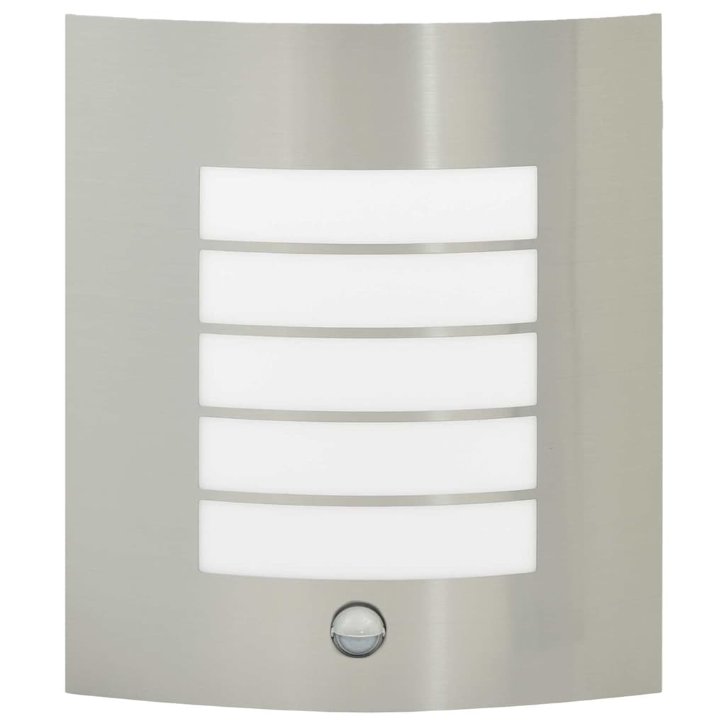 Outdoor Wall Light 2 pcs Silver 23.5 x 9 x 26 cm