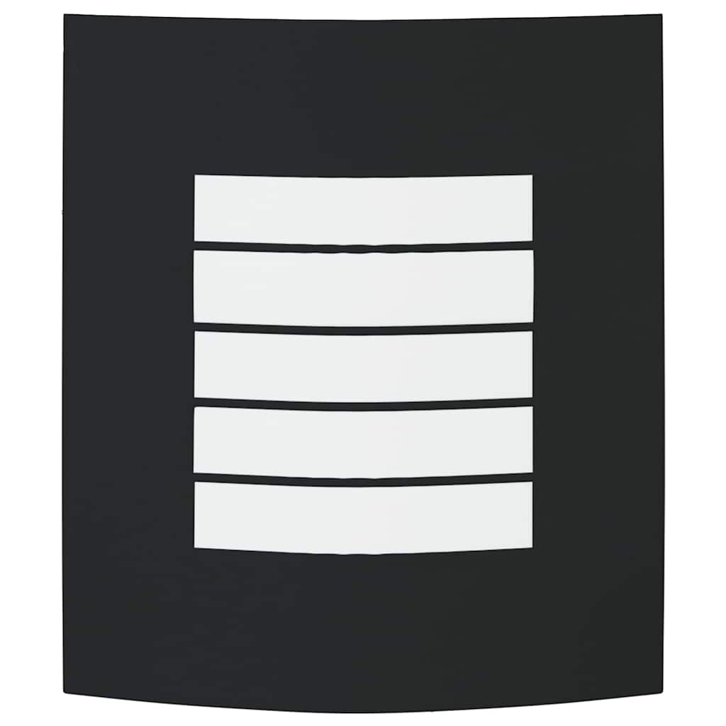 Outdoor Wall Light Black 23.5 x 9 x 26 cm