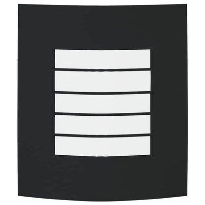 Outdoor Wall Light 2 pcs Black 23.5 x 9 x 26 cm