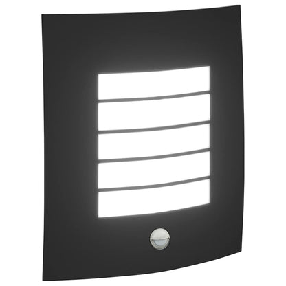 Outdoor Wall Light Black 23.5 x 9 x 26 cm