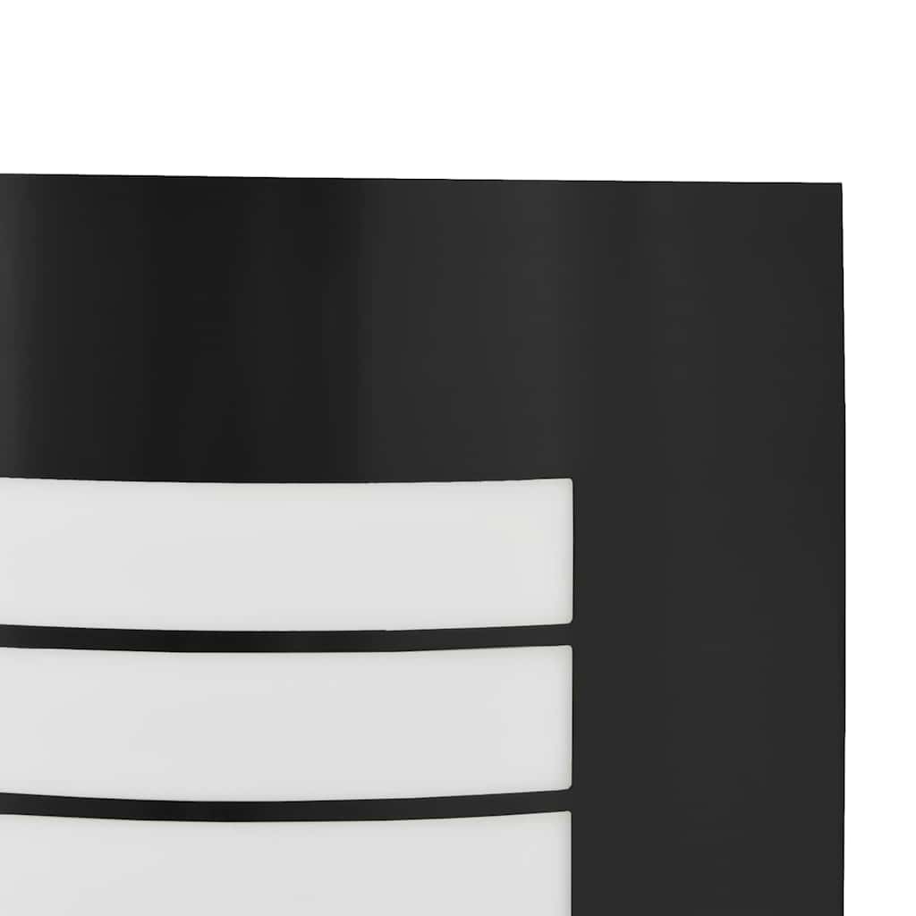 Outdoor Wall Light 2 pcs Black 23.5 x 9 x 26 cm