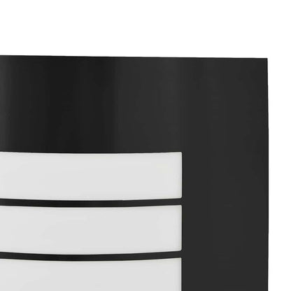 Outdoor Wall Light 2 pcs Black 23.5 x 9 x 26 cm