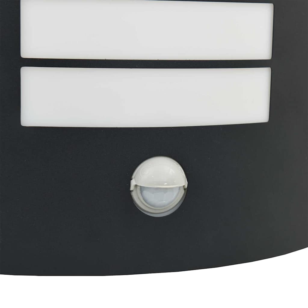 Outdoor Wall Light 2 pcs Black 23.5 x 9 x 26 cm