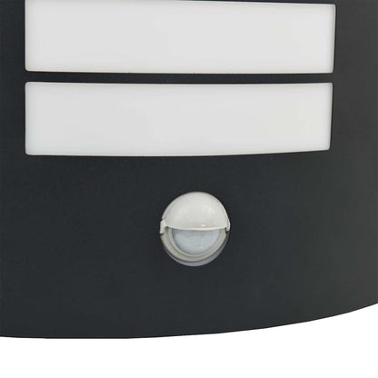 Outdoor Wall Light 2 pcs Black 23.5 x 9 x 26 cm