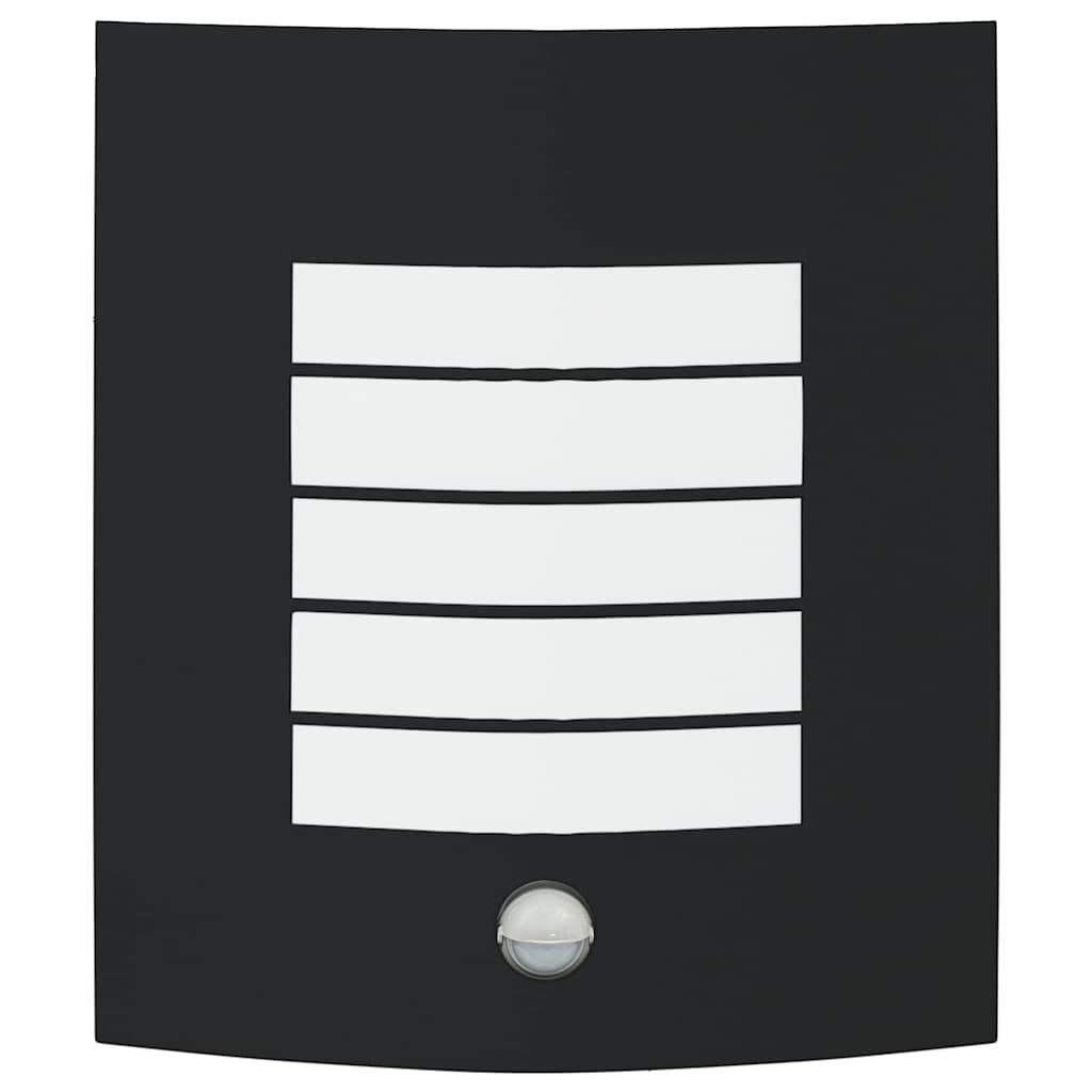 Outdoor Wall Light 2 pcs Black 23.5 x 9 x 26 cm