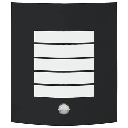 Outdoor Wall Light 2 pcs Black 23.5 x 9 x 26 cm