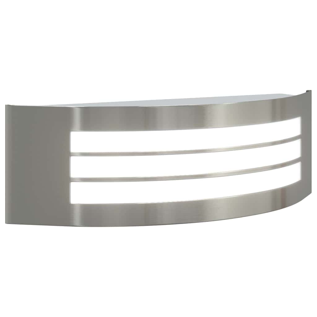 Outdoor Wall Light Silver 32 x 10 x 10 cm