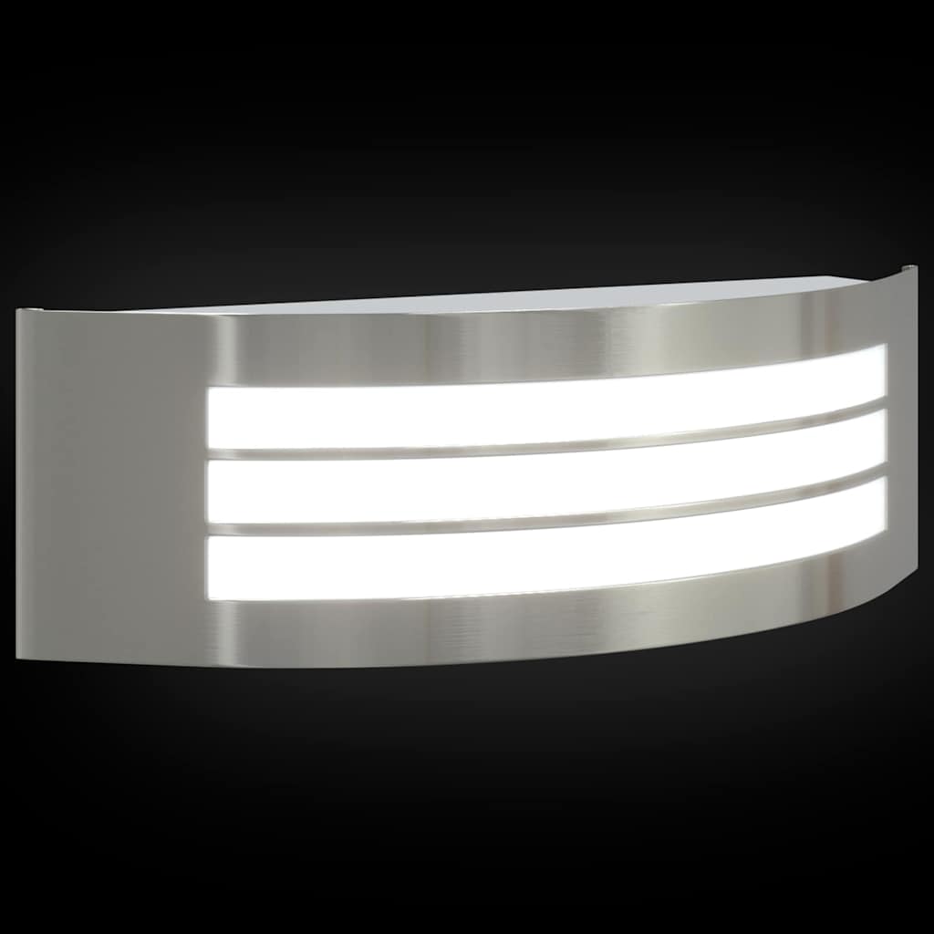 Outdoor Wall Light Silver 32 x 10 x 10 cm