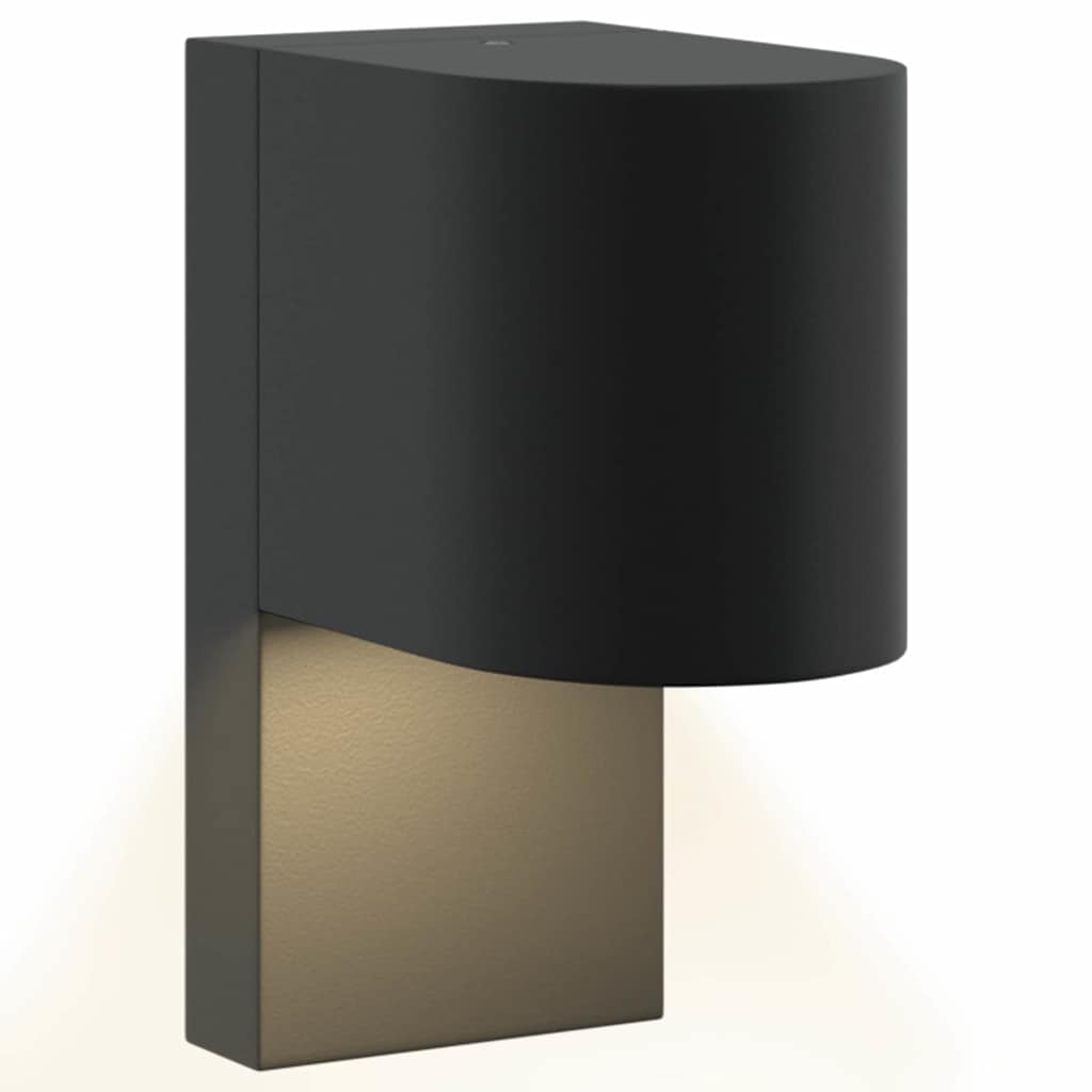 Outdoor Wall Light Black 12 x 7 x 15 cm Stainless Steel