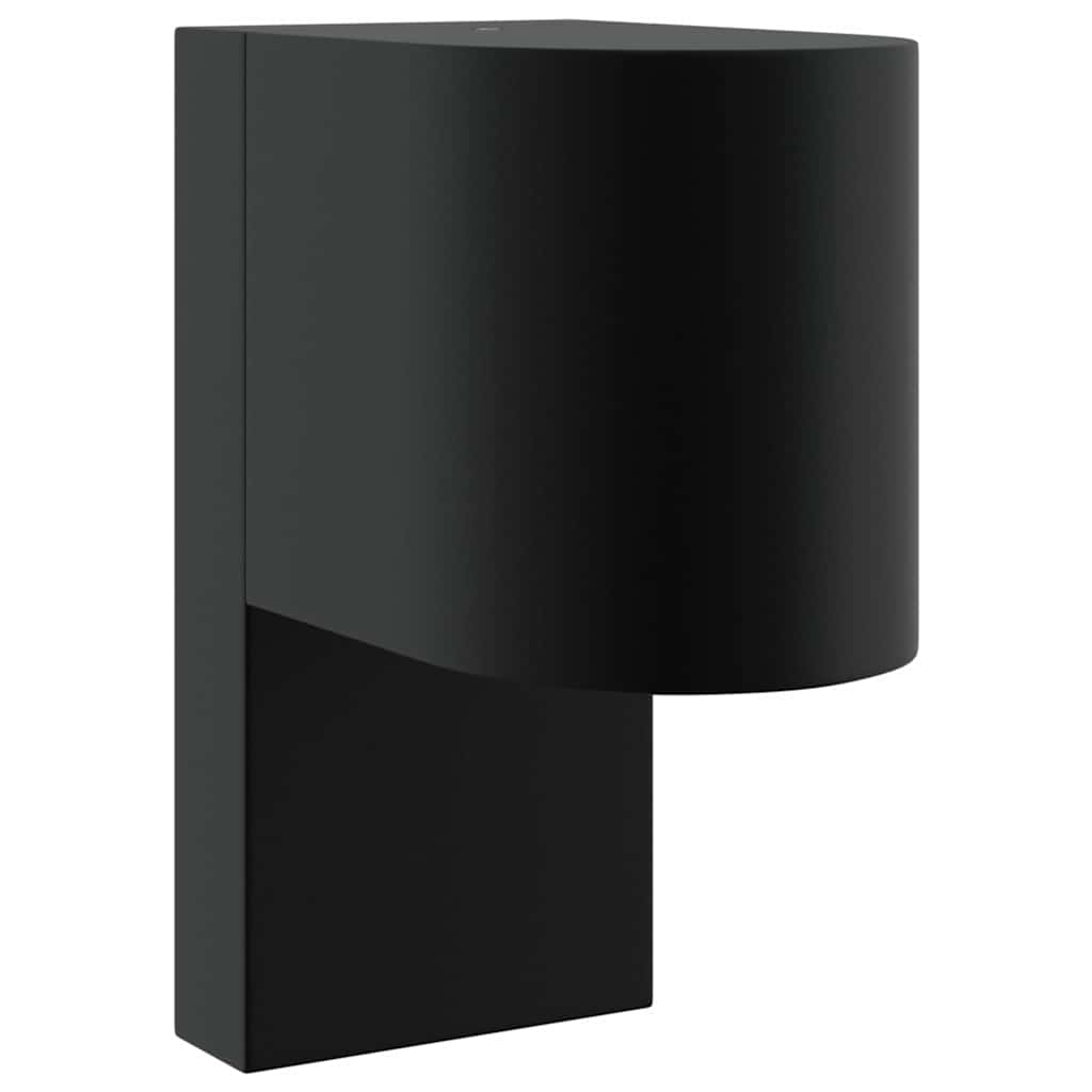 Outdoor Wall Light 2 pcs Black 12 x 7 x 15 cm Stainless Steel