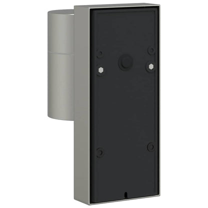 Outdoor Wall Light 2 pcs Silver 6.5 x 10.5 x 16 cm