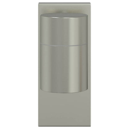 Outdoor Wall Light 2 pcs Silver 6.5 x 10.5 x 16 cm