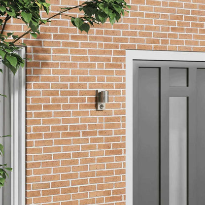 Outdoor Wall Light Silver 6.5 x 10.5 x 16 cm