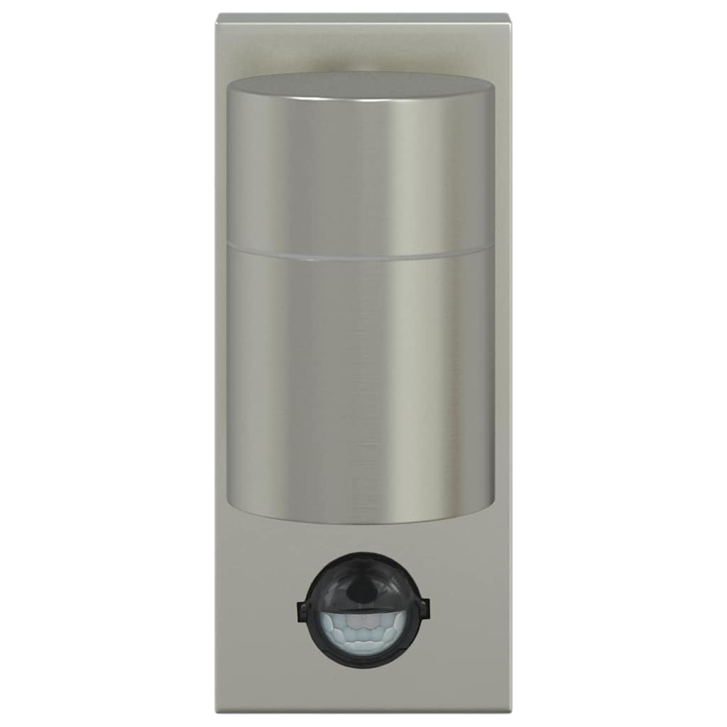 Outdoor Wall Light Silver 6.5 x 10.5 x 16 cm