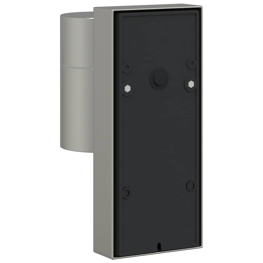 Outdoor Wall Light 2 pcs Silver 6.5 x 10.5 x 16 cm