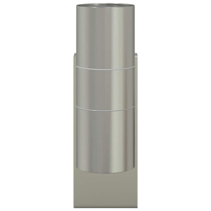 Outdoor Wall Light Silver 7 x 10 x 22 cm