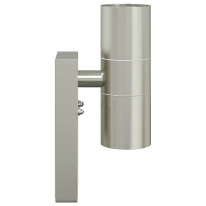 Outdoor Wall Light Silver 7 x 10 x 22 cm