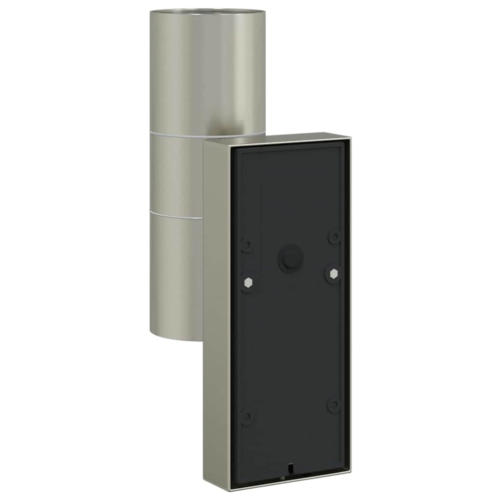 Outdoor Wall Light Silver 7 x 10 x 22 cm