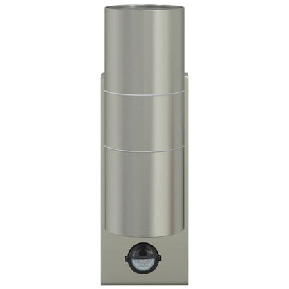Outdoor Wall Light 2 pcs Silver 7 x 10 x 22 cm