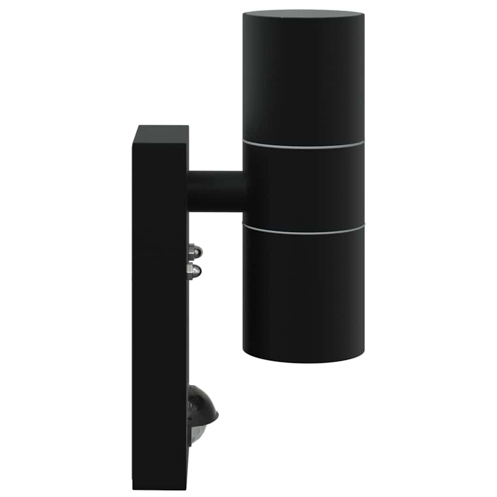 Outdoor Wall Light Black 7 x 10 x 22 cm