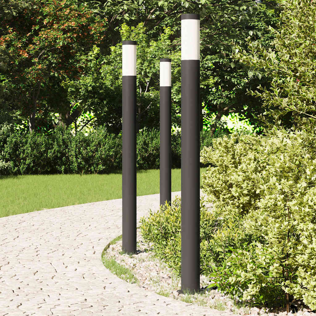 Bollard Lights 3pcs 110 cm Stainless Steel IP44