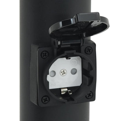 Bollard Light with Outlet 50 cm Stainless Steel IP44