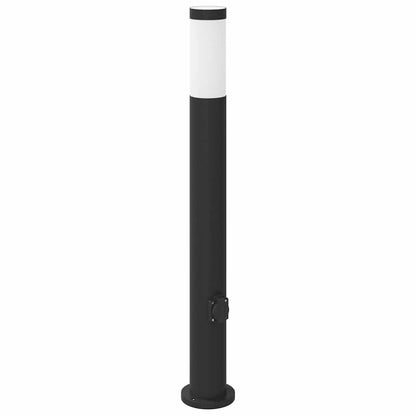 Bollard Lights with Outlet 3pcs 80 cm Stainless Steel IP44